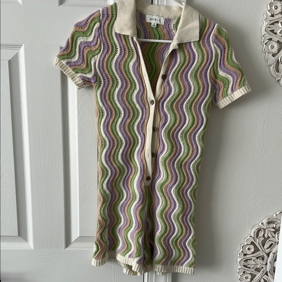 Multicolor Wave Pattern romper - Picture 3 of 8